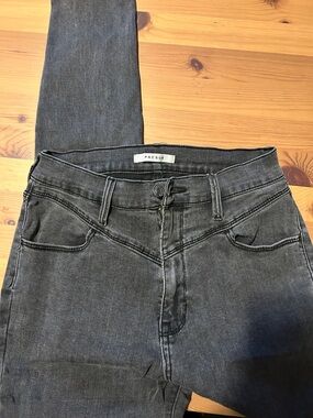 PacSun Women's High-Rise Charcoal Slim Jeans